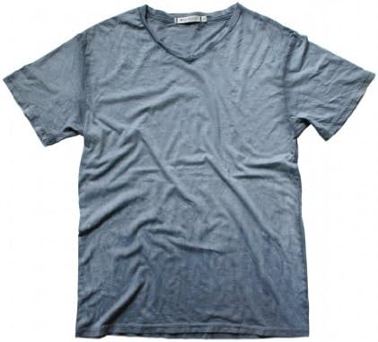 Wicked Quick Lightweight Deuce Crinkle Wash V-neck-Silver Deuce-2X