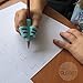 BrightAutism 3 Pack Training Pencil Holder - Posture Correction Tool - Writing Aid Grip - Ergonomic Silicone Finger Grip -Training pencil grip for Handwriting - Specialized for children with Autism, A