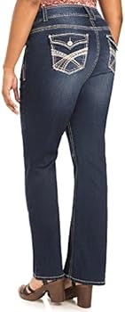 womens plus size wallflower jeans