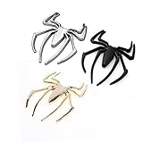 HaloVa Car Sticker, 3D Spider Metal Logo Emblems Badges Decal for Auto Vehicle Car Motorcycle Decor