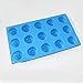 X-Haibei Guest Soap Mold Rose Flower Round Soap Mold Chocolate Cake Jello Bath Bomb Pan Silicone Supplies 1oz/Cell, Dia. 1.7 inch