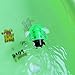 Tipmant 4CH Mini RC Submarines Remote Controlled Boat Water Toy Kids Gift (Green)