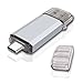 RAOYI 64GB USB 3.0 Type C Dual OTG Flash Drive USB C Thumb Drive Memory Stick for USB-C Smartphones,Tablets & New MacBook,Samsung Galaxy S8, S8 Plus, Note 8, LG G6, V30, Google Pixel XL Silver