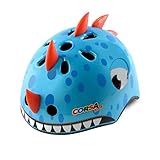 Crazy Mars Kids Bike Helmet Dinasour Helmet Blue S
