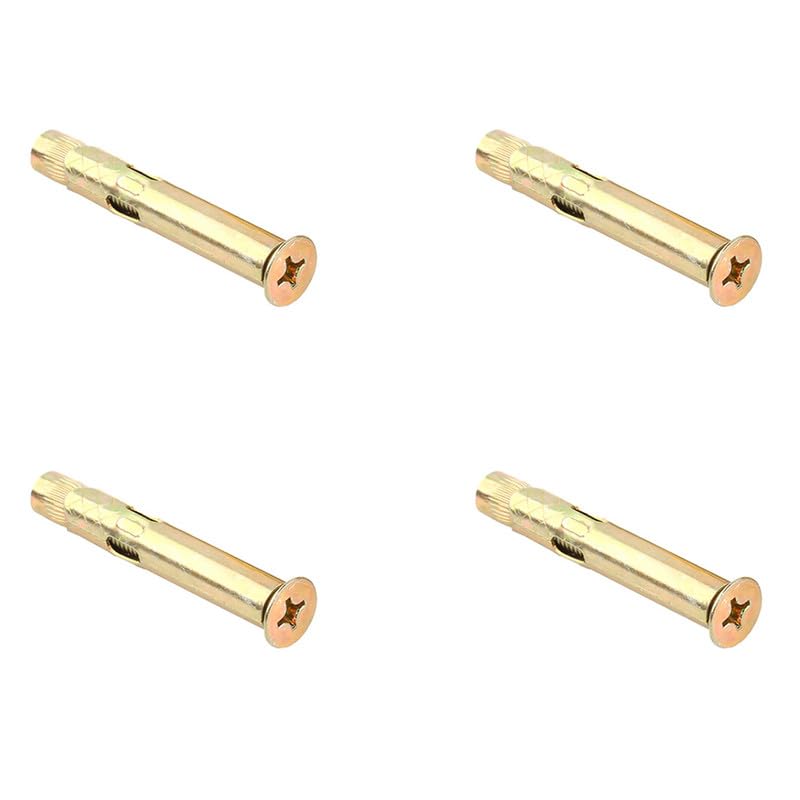 4Pcs M10 Carbon Steel Expansion Bolts,Stainless Steel Cross Head Expansion Bolts 100mm