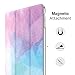 MoKo Case for iPad Pro 10.5 - Slim Lightweight Smart Shell Stand Cover with Translucent Frosted Back Protector for Apple iPad Pro 10.5 Inch 2017 Released Tablet, Water Color (Auto Wake / Sleep)
