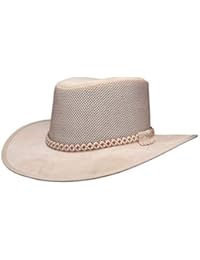 American Hat Makers Breeze, Leather and Mesh Outdoor Sun Hat