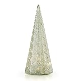 Lenox 887861 Wintery Woods Lit Mercury Glass Diamond Tree