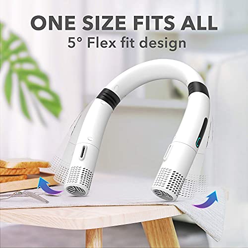 Blast Auxiliary Portable Neck Fan Wearable Personal Cooling Device