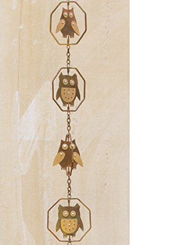 Flamed Owl Rain Chain - Thumbnail 3