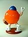 M&ms M&m Candy Dispenser (Loose, No Package) : Orange M&m Baseball