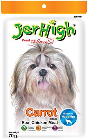Jerhigh Carrot Stix Dog Treats, 70 G