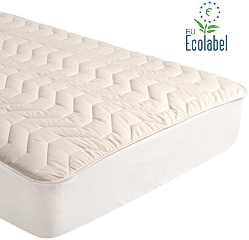 Gotcha Covered Pure Collection 100% Pure Virgin Cotton Fill/Combed Cotton Quilted Outer Mattress Pad (Queen)