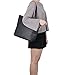 Canvas Tote Bag for Women,Sunny Snowy Large Tote Bags,Work School Shoulder Bag (4.black)