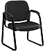 Alera Genaro Series Faux Leather Half-Back sled Base Guest Chair, 25