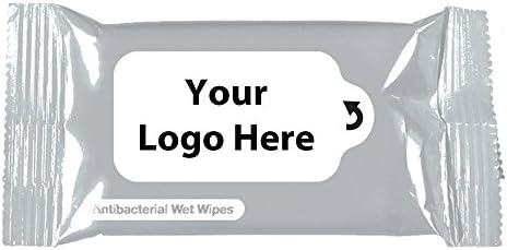 Wet Wipe Packet - 10 Pack - 250 Quantity - $1.25 Each - PROMOTIONAL PRODUCT / BULK / BRANDED with YOUR LOGO / CUSTOMIZED