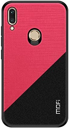 HUILIAN Mobile Phone Cases & Covers, MOFI Shockproof TPU + PC + Cloth Pasted Case for Huawei Nova 3 (Color : Red)