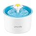 Uniclife Pet Fountain 56 Oz BPA Free Water Dispenser Drinking Bowl for Cats Bird Bath and Small Dogs, Blue