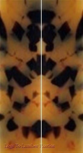Tortoise Shell Acrylic 2 pc Mini Knife/Razor Scale 3/16"x3/4"x5"