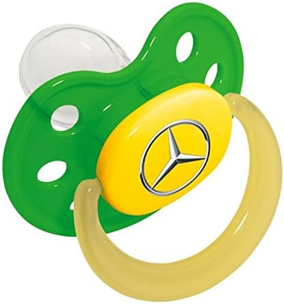 Mercedes-Benz Dummy Plastic Silicone Size 1 - For Babies (Green)