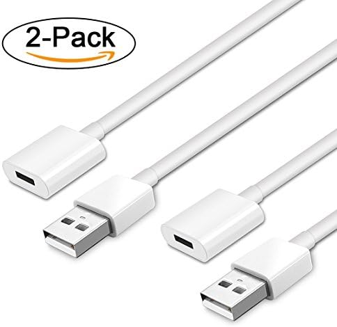 Apple Pencil Charger Adapter, [2-Pack] Famber Charging Cable for Apple iPad Pro Pencil, Female Lightning to Male USB Adapter Extension Cable 3ft (FB-APC2)