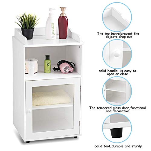 4 Tangkula+Bathroom+Tempered+Adjustable+Organizer