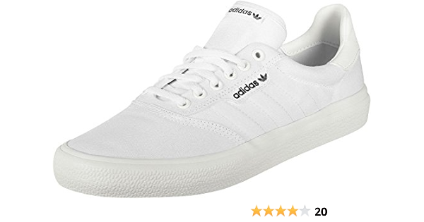 adidas skateboarding 3mc vulc trainer in white