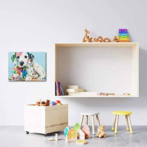 EDUPLINK Personalized Photo Canvas Print Wall Art, Customized Canvas Prints Picture Unfadeable Color, Home Decoration Personalized Paintings with Hangable Wooden Frame - Digitally Printed (12\