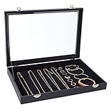 Black Velvet Jewelry Display Case for
