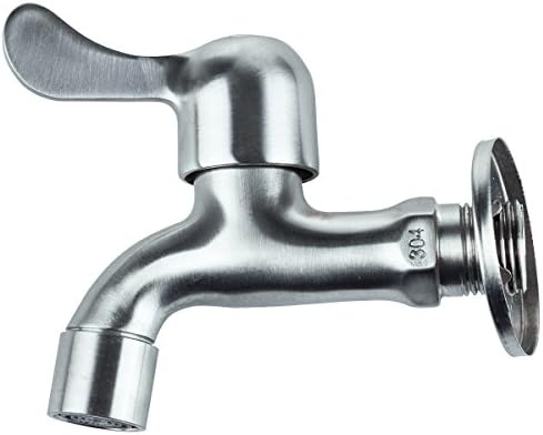 Multi-function quick open single cold water faucet full SUS304 stainless steel mop pool faucet washing machine faucet kitchen faucet P10