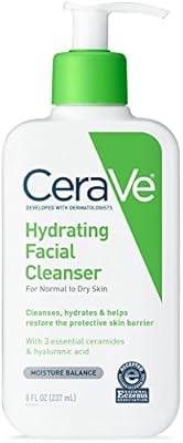 cerave facial wash for dry skin