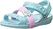 crocs Keeley Frozen Fever K Sandal (Toddler/Little Kid), Ice Blue, 10 M US Toddler