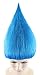 Blue Troll Style Wig Synthetic Hair w/Wig Cap for Halloween Cosplay Costume Party