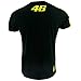 Valentino Rossi VR46 Moto GP The Doctor Black T-shirt Official 2017