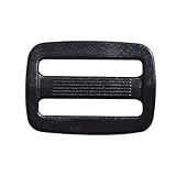 20 1 Inch Plastic Triglides Slides - By Quick Snap Buckles