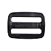 20 1 Inch Plastic Triglides Slides - By Quick Snap Buckles