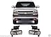 Avec Brand 99-02 Silverado 1500 2500 OES clear fog lamp lights replacement pair set 1999 2000 2001 2001