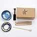Tibetan Singing Bowl Set ~ Handmade Design ~ Meditation Chime (Leather stick (thick voice))
