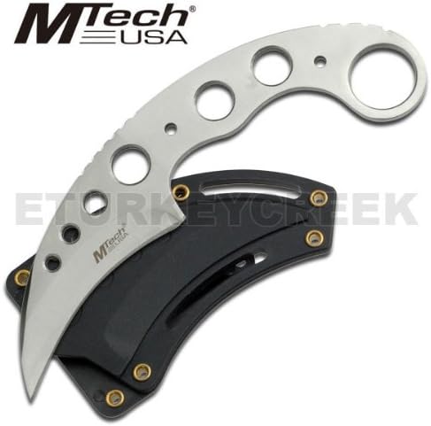 MT-664SL M Tech Tactical v4HX8 Stainless Steel nHViXX Neck Knife 7" Overall fjkio vbnjd34 ghjer46777 g789876bnmjk ghhui7wertvblk This tactical neck knife provides instant defense right around 3N2A7 your neck! The karambit style blade uStz3 is razor sharp with finger cut-outs, and all 420 stainelss steel. The 3? blade is razor sharp, and can be quickly accessed from the quick-release, impact-resistant sheath. 7" Overall in length.