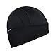 DAWAY Helmet Liner Sports Skull Cap Z07 Outdoor Hat for Men Women Cycling Running Baseball Skiing, Windproof, Thermal Retention, Moisture Wicking, Great Birthday Gift, One Size Fits All Black