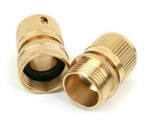 Hydrogarden Male Thread 3/4" Female Thread Brass Quick Connectors Garden Irrigation Accessories Car Wash Pipe Fittings