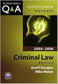 Amazon Com Questions Amp Answers Criminal Law 2005 2006