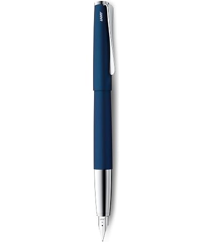 Amazon.com : LAMY Studio Fountain Pen, Imperial Blue, Fine Nib