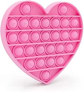 Amazon.com: Pink Heart Pop Bubble Push 