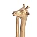 NIKKY HOME Giraffe Ring Holder Metal Earring Organizer Ring Dish Hanging Jewelry Stand Necklace Earring Display with Decorative White Dish Gold and White
