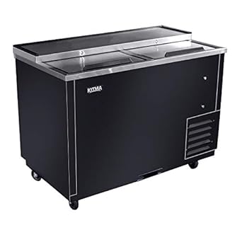 Enfriador de botellas horizontal y profundo comercial. KITMA de 65