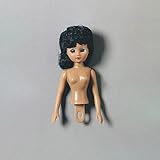 Bulk Buy: Darice DIY Crafts Half Doll Pick African American Black Hair Movable Eyes 8.5 inches (6-Pack) 1213-4
