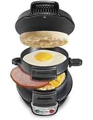 Hamilton Beach 25477 Breakfast Electric Sandwich Maker, Black