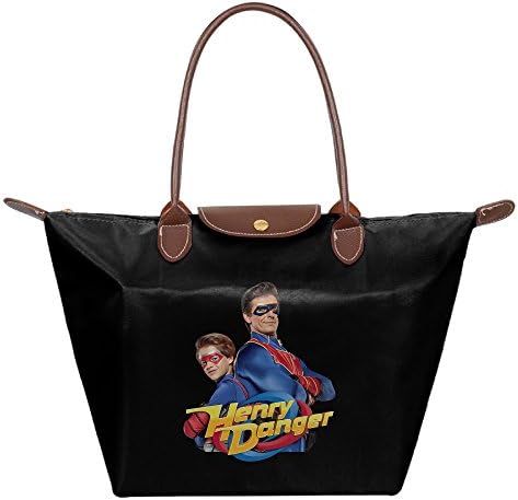 Henry Danger Poster Fashion Tote Handbags Black
