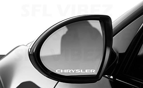 Chrysler Mirror Decal Vinyl Sticker Emblem Logo Car SUV Van Truck JDM Easy DIY